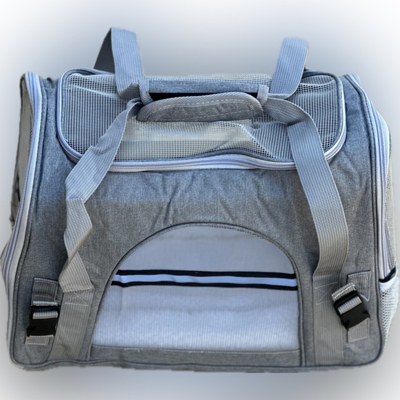 Pet Dog/Cat Carrier Bag Soft Sided Comfort Travel Tote Case Airline Approved US - Picture 5 of 9